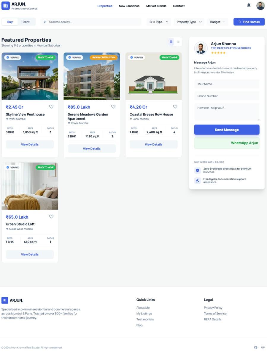 Acreloom platform listing showcase